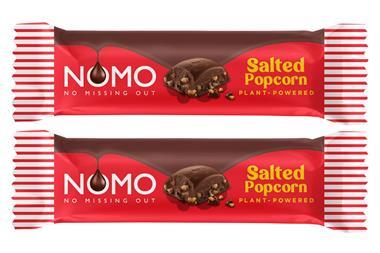 Nomo Salted Popcorn Chocolate Bar