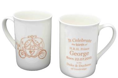 Asda has also produced a Royal baby commemorative mug