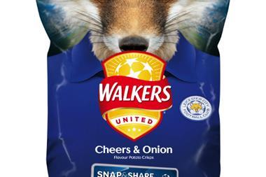 Walkers Leicester FC Champions League Cheers & Onion pack