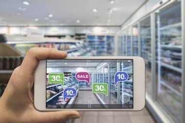 ar augmented reality tech ai phone supermarket