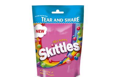 Skittles tear and share