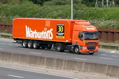 Warburtons lorry