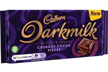 Cadbury Darkmilk Crunchy Cocoa Pieces 1