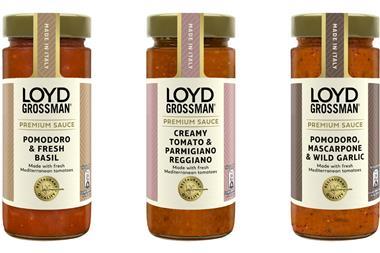 Loyd Grossman premium pasta sauces