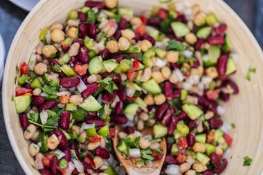 bean salad bowl - getty