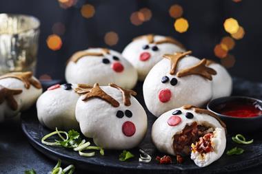 M&S Reindeer Steamed Buns