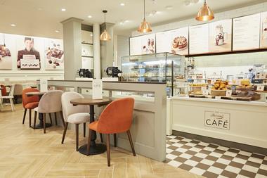 Thorntons store and cafe Belfast - cafe