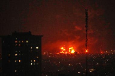 Iranian oil storage facility