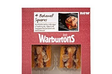Warburtons bakewell squares