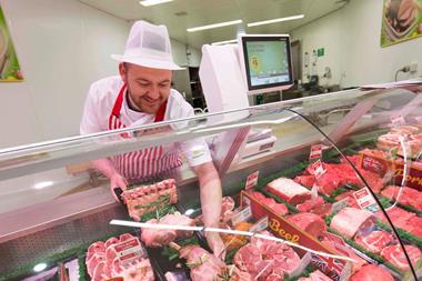 Morrisons meat counter
