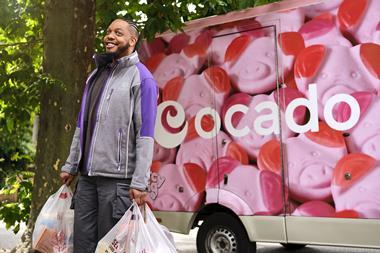 ocado delivery van