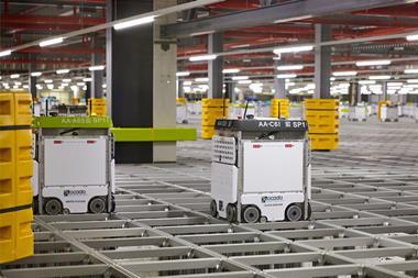 Ocado Andover CFC grid