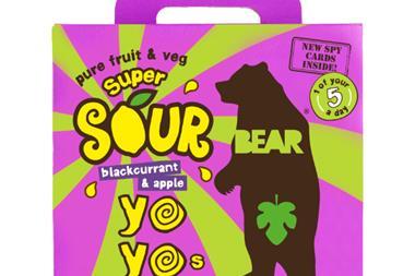 Bear Sour YoYos, Blackcurrant & Apple flavour