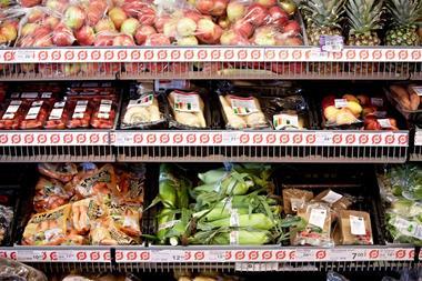 Organic products in a Danish Super Brugsen store