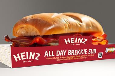 Heinz all day brekkie sub