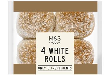 M&S only 5 ingredient rolls