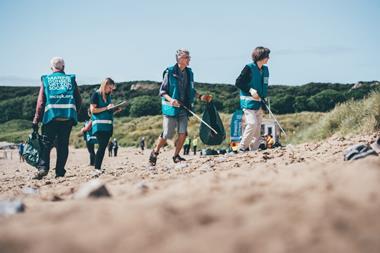Beach clean