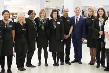 steve rowe with M&S staff