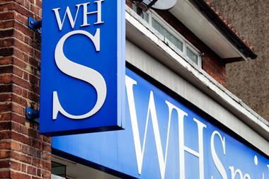 whsmith store sign high street