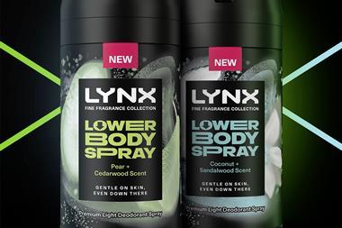 Lynx Fine Fragrance Pear & Cedarwood Lower Body Spray and Lynx Fine Fragrance Coconut & Sandalwood Lower Body Spray Duo