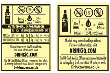 DIAGEO ROLLS OUT NEW GUIDANCE ON LABELS OF ICONIC BRANDS IN UK