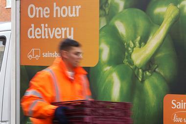 Sainsburys delivery van
