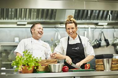 Compass Group RK and chef