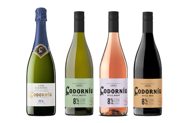 Codorniu low abv wines