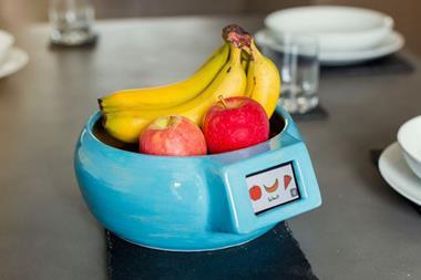Alarm cup fruit bowl Ocado Little Inventors