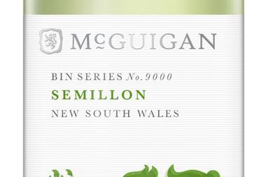 McGuigan Wines 2016 vintage Bin 9000 Semillon
