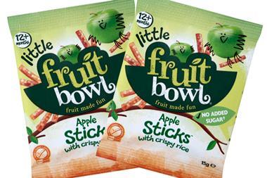 fruit bowl apple sticks