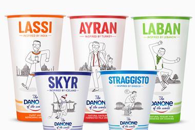 danone of the world yoghurts