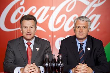 Simon Baldry and Jon Woods of Coca-Cola