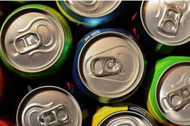 Sugar tax-drink cans