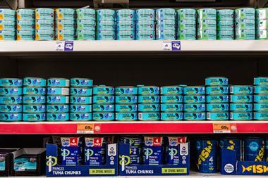 Shopping for certified sustainable tuna