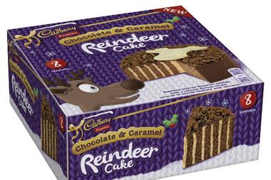Cadbury Reindeer Cake
