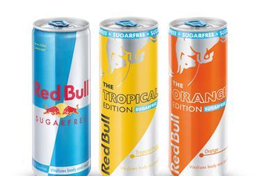 Red Bull sugar-free lineup 250ml cans