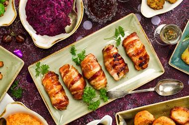 Festive food menus
