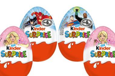 Kinder Surprise pink and blue eggs for 2017