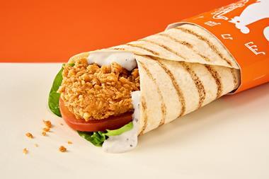 Popeyes Ranch Wrap