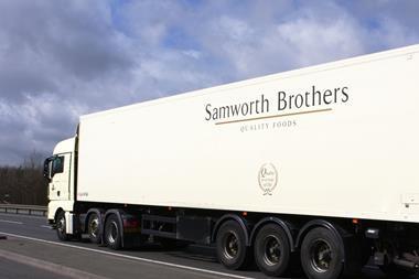 Samworth Bros lorry