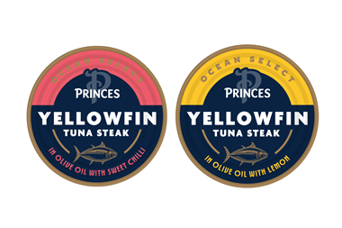 Yellowfin tuna steak