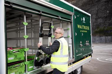 waitrose home delivery worker staff partner