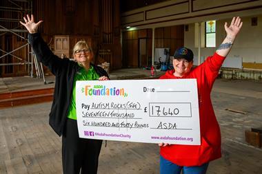 Asda funding community spaces around the Uk, including charity Autism Rocks