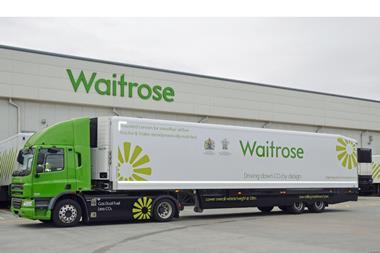 Waitrose lorry