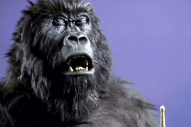 Cadbury drumming gorilla