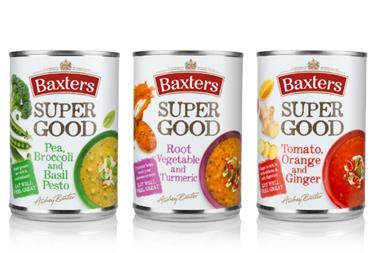 Baxters Super Good soup lineup
