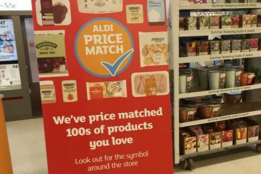 Sainsburys Aldi price match