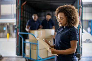 black woman warehouse supply chain