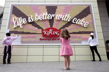 Mr Kipling cake poster
